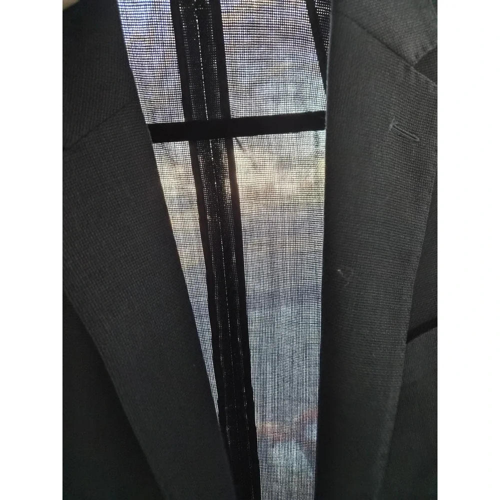 Bonobos Slim Fit 100% Wool Blazer Jacket 40L‎ Navy Vitale Barberis Canonico